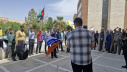 تجمع دانشجویان، استادان و کارکنان دانشکدگان فارابی دانشگاه تهران در حمایت ازمردم مظلوم فلسطین و غزه