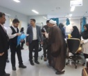 قدردانی رئیس دانشکدگان فارابی دانشگاه تهران از کادر درمان بیمارستان شهید بهشتی قم