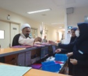 قدردانی رئیس دانشکدگان فارابی دانشگاه تهران از کادر درمان بیمارستان شهید بهشتی قم
