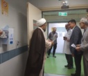 قدردانی رئیس دانشکدگان فارابی دانشگاه تهران از کادر درمان بیمارستان شهید بهشتی قم