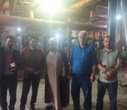 تبریک و اهدای شاخه گل توسط رئیس دانشکدگان فارابی دانشگاه تهران به کارگران زحمتکش در روز گرامیداشت روز کار و کارگر