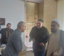 تبریک و اهدای شاخه گل توسط رئیس دانشکدگان فارابی دانشگاه تهران به استادان و همیاران آموزشی در روز گرامیداشت روز معلم و مقام استاد
