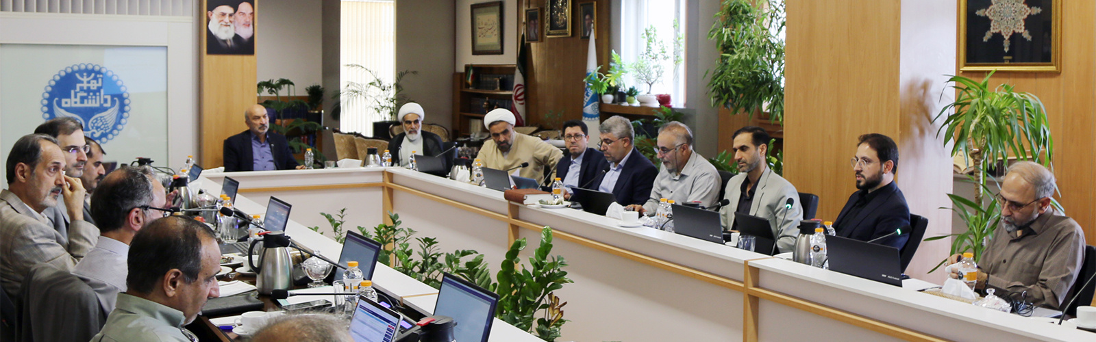 برگزاری نشست هیأت رئیسه دانشگاه تهران با هیأت رئیسه دانشکدگان فارابی دانشگاه تهران