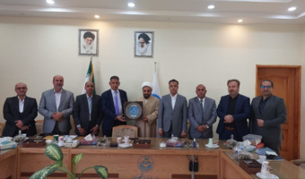 حضور مسئولین دانشگاه القادسیه عراق در دانشکدگان فارابی دانشگاه تهران