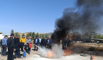 برگزاری دوره آموزشی آتشنشانی و اطفای حریق در دانشکدگان فارابی دانشگاه تهران