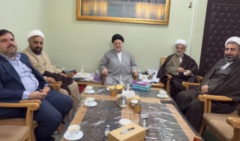 دیدار اعضای شورای راهبردی نکوداشت استاد مهدوی‌راد با حضرت آیت‌الله شهرستانی