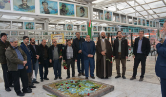 تجدید میثاق دانشگاهیان دانشکدگان فارابی دانشگاه تهران با آرمانهای امام و شهدا در آستانه ۲۲ بهمن