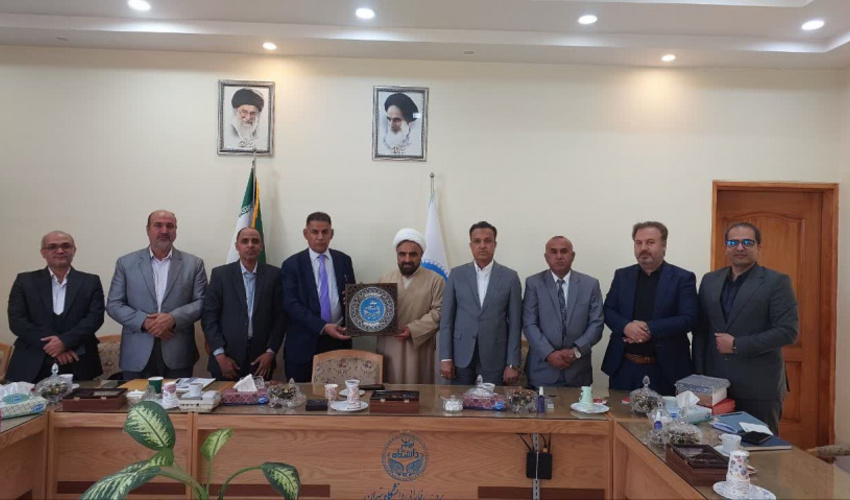 حضور مسئولین دانشگاه القادسیه عراق در دانشکدگان فارابی دانشگاه تهران