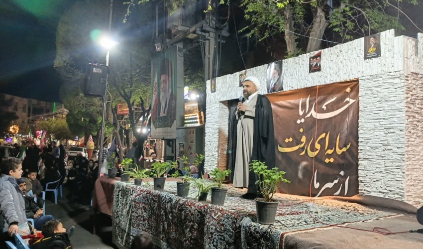 حضور و سخنرانی دکتر محمدی، رییس دانشکدگان فارابی دانشگاه تهران در موکب انصارالمهدی سازمان بسیج اساتید دانشگاه‌های استان قم
