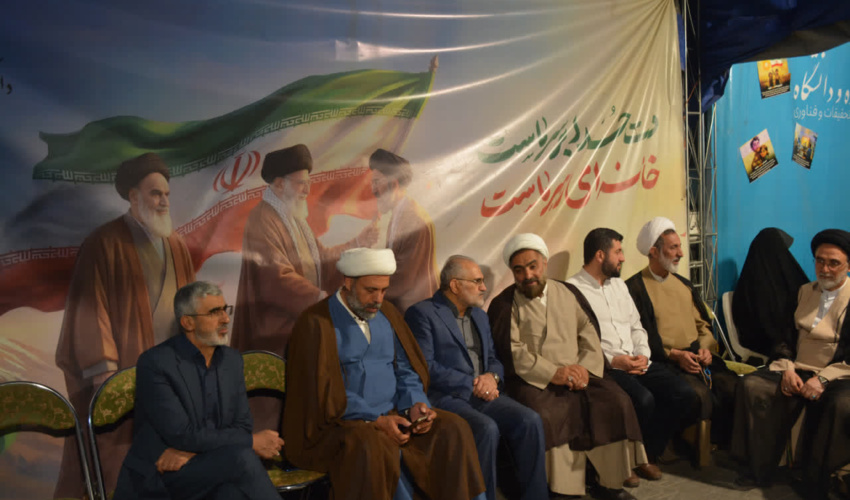 حضور و سخنرانی دکتر حسینی در برنامه تبیینی موکب دانشکدگان فارابی دانشگاه تهران